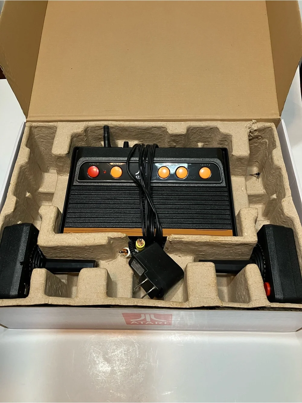 Atari Flashback 4 AtGames Plug N Play 76 Built In Games w 2 Wireless Joysticks